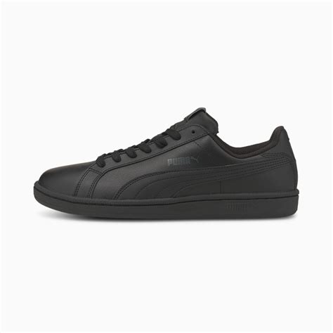 puma leather men black shoes.